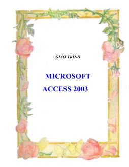 Giáo trình access 2003