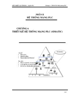 Điều khiển lập trình PLC - Phần 2 - Chương 6: Thiết kế hệ thống mạng PLC (SIMATIC)