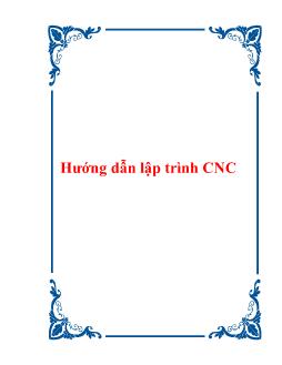Hướng dẫn lập trình CNC