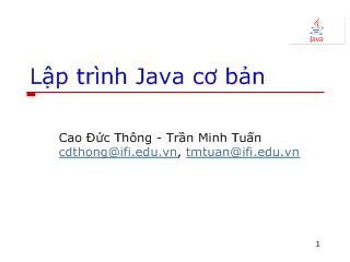 Lập trình Java cơ bản - Bài 2: OOP trong Java