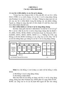 Lý thuyết lập trình cơ bản - Chương 1: Các bộ vi điều khiển 8051