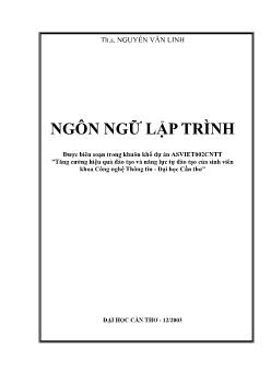 Ngôn ngữ lập trình