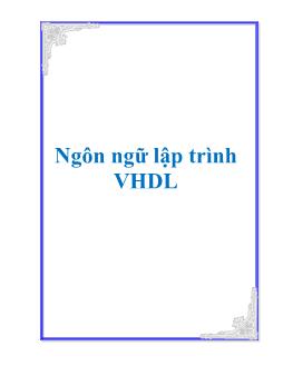 Ngôn ngữ lập trình VHDL