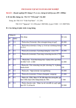 Bài tập kế toán doanh nghiệp