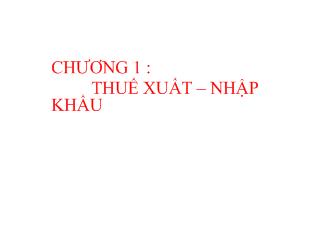 Bài tập môn thuế Thuế xuất Nhập Khẩu - Tiêu thụ đặc biệt (có đáp án)