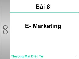 Chiến lược E - Marketing