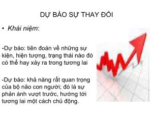 Dự đoán sự thay đổi