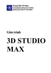 Giáo trình 3D STUDIO MAX