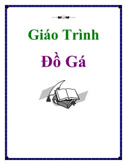 Giáo trình Đồ Gá