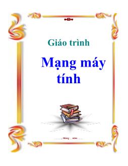 Giáo trình- Mạng máy tính