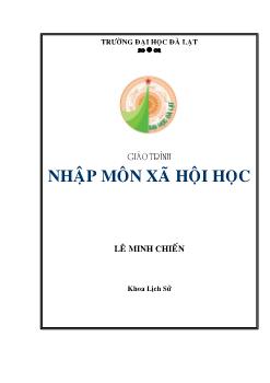 Giáo trình Nhập môn xã hội học