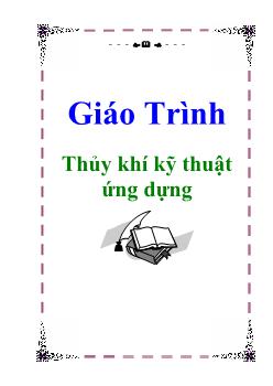 Giáo trình Thủy khí kỹ thuật ứng dụng