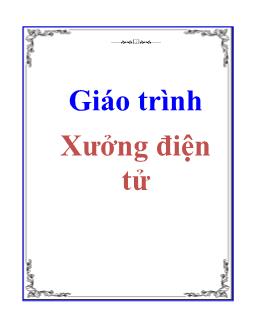 Giáo trình Xưởng điện tử