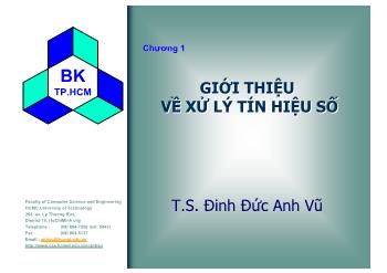 Giới thiệu về xử lý tín hiệu số