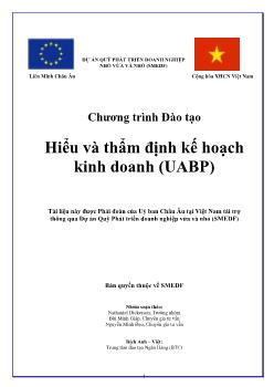 Hiểu và thẩm định kế hoạch kinh doanh (UABP) Phần 1