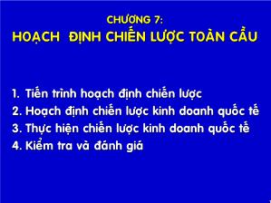 Hoạch định chiến lược toàn cầu