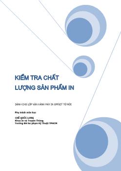 Kiểm tra chất lượng sản phẩm in