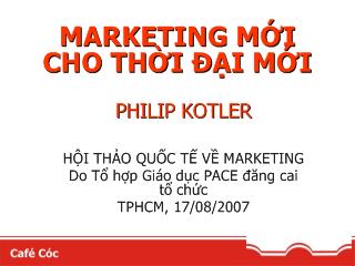 Marketing cho thời đại mới