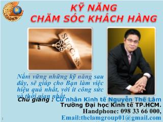 MLM - Kỹ năng chăm sóc khách hàng