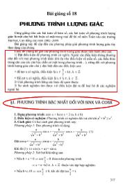 Phương trình lượng giác (Ôn thi đại học)
