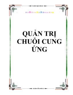 Quản trị chuỗi cung ứng