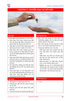 Quản trị đổi mới - Chương 5: Chuyển giao sự đổi mới