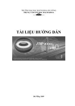 Tài liệu hướng dẫn Sap 2000 - V10.01