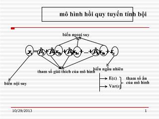 Bài giảng Kinh tế lượng - Mô hình hồi quy tuyến tính bội