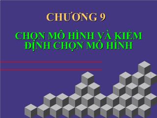 Chọn mô hình và kiểm định chọn mô hình