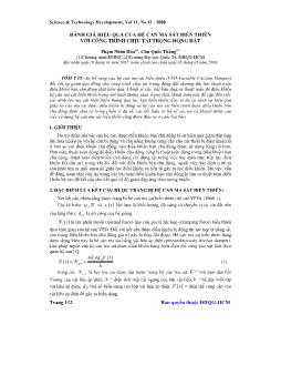 Báo cáo Khoa học Đánh giá hiệu quả của hệ cản ma sát biến thiên với công trình chịu tải trọng động đất
