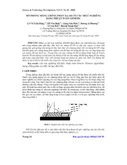 Báo cáo Khoa học Mô phỏng màng chống phản xạ ar có cấu trúc nghiêng bằng thuật toán genetic