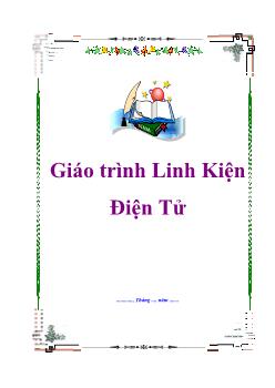 Giáo trình linh kiện điện tử - Trương Văn Tám