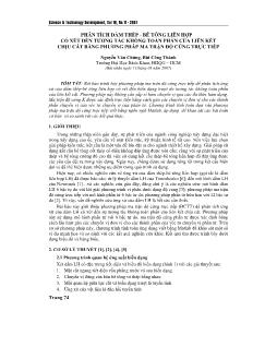 Báo cáo Phân tích dầm thép - Bê tông liên hợp có xét đến tương tác không toàn phần của liên kết chịu cắt bằng phương pháp ma trận độ cứng trực tiếp