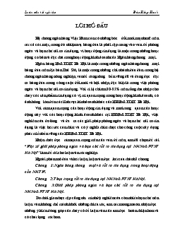 Luận văn Một số giải pháp phòng ngừa và hạn chế rủi ro tín dụng tại Ngân hàng nông nghiệp và phát triển nông thôn Hà Nội