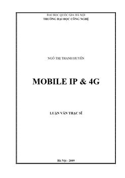 Luận văn Mobile ip và 4g