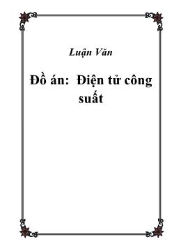 Luận văn Phần mềm điện tử công suất