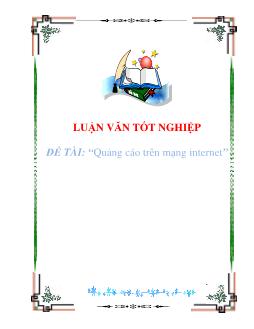 Luận văn Quảng cáo trên mạng internet