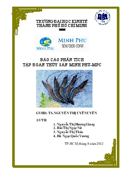 Báo cáo Phân tích tập đoàn thủy sản Minh Phú-Mpc