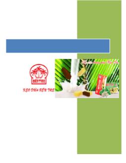 Tiểu luận Thâm nhập kẹo dừa Bến Tre vào thị trường Pháp