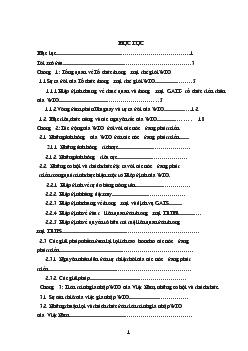 Đề tài Bàn về tổ chức thương mại thế giới WTO và tác động của nó đối với các nước đang phát triển