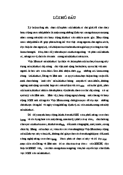 Đề tài Tìm giải pháp mở rộng hoạt động tín dụng tài trợ xuất nhập khẩu tại ngân hàng ngoại thương Hà Nội