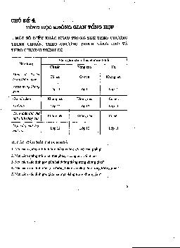 Hình học không gian tổng hợp