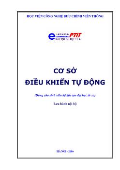 Cơ sở điều khiển tự động