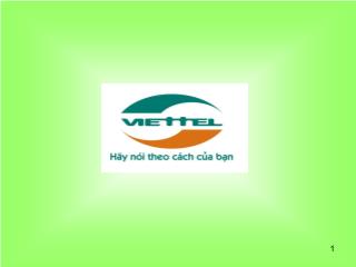 Đề tài Chiến lược Marketing mix của Viettel
