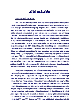 Đề tài Khoa học và công nghệ là lực lượng sản xuất hàng đầu trong quá trình công nghiệp hóa, hiện đại hóa ở nước ta