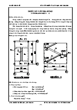 Đồ án Thiết kế cầu thang bộ (cầu thang trục 4 – 5)