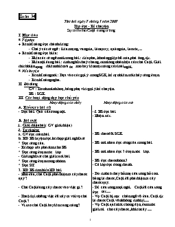 Giáo án lớp 3 bài giảng môn tập đọc, kể chuyện: Sự tích chú Cuội cung trăng