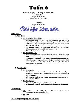 Giáo án lớp 3 môn tập đọc: Bài tập làm văn