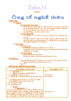 Giáo án lớp 3 môn tập đọc: Ông tổ nghề thêu