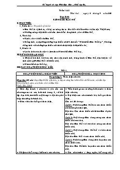 Giáo án môn Đạo đức lớp 3: Kính yêu Bác Hồ